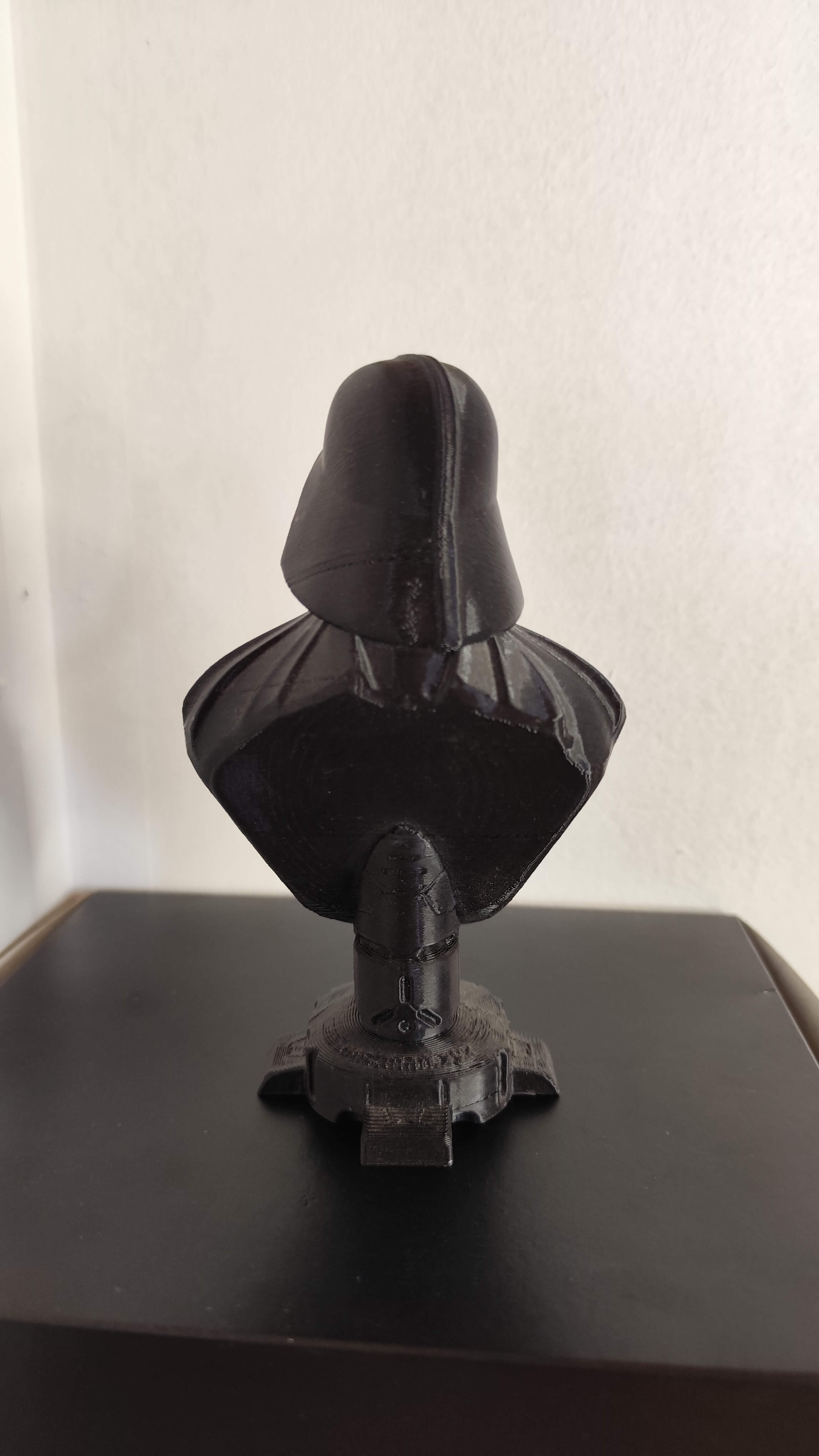 imagen de una impresion en 3D de busto de Dark Vader
